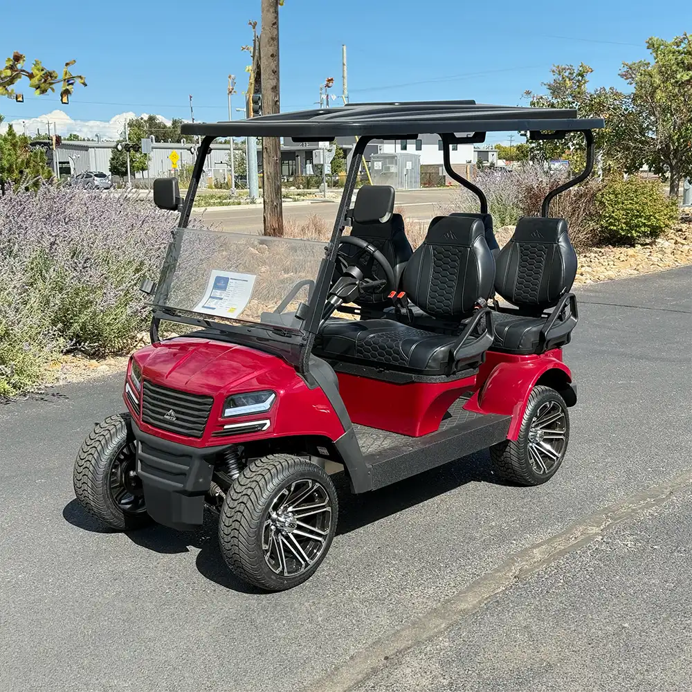 sierra ax4 granite red and black seating